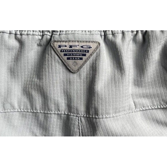 Columbia PFG Shorts Womens Large Gray Coral Point II Omni-Shade UPF 30 Nylon - Picture 6 of 8